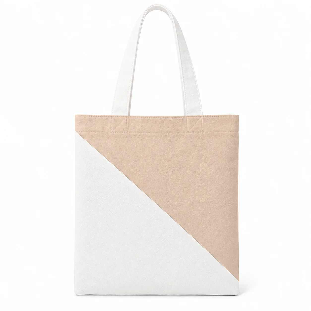 Beige Cotton Tote Bag Book Shopper Beige Cotton Tote Bag Book Shopper