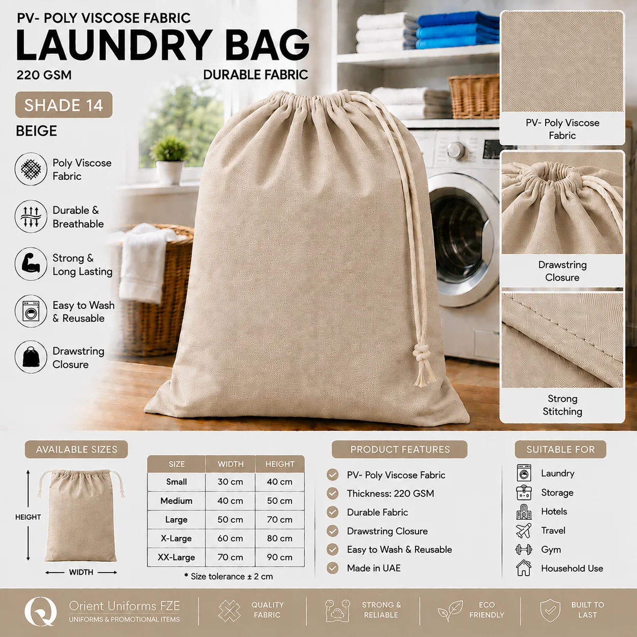 Poly Viscose Laundry Bags collection Poly Viscose Laundry Bags collection