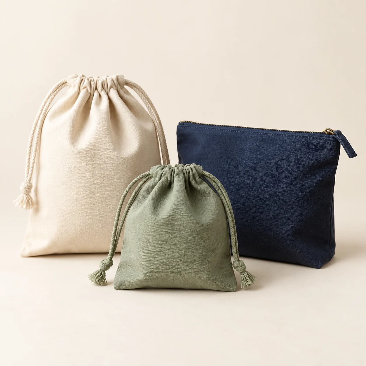 Cotton Drawstring Pouches