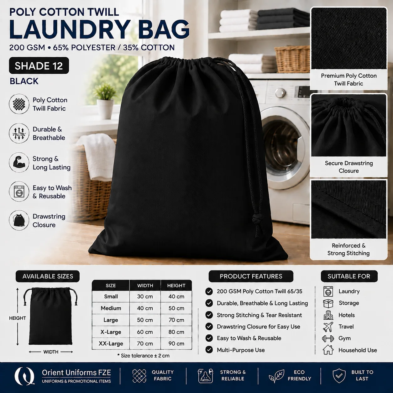 Poly Cotton Laundry Bags collection Poly Cotton Laundry Bags collection