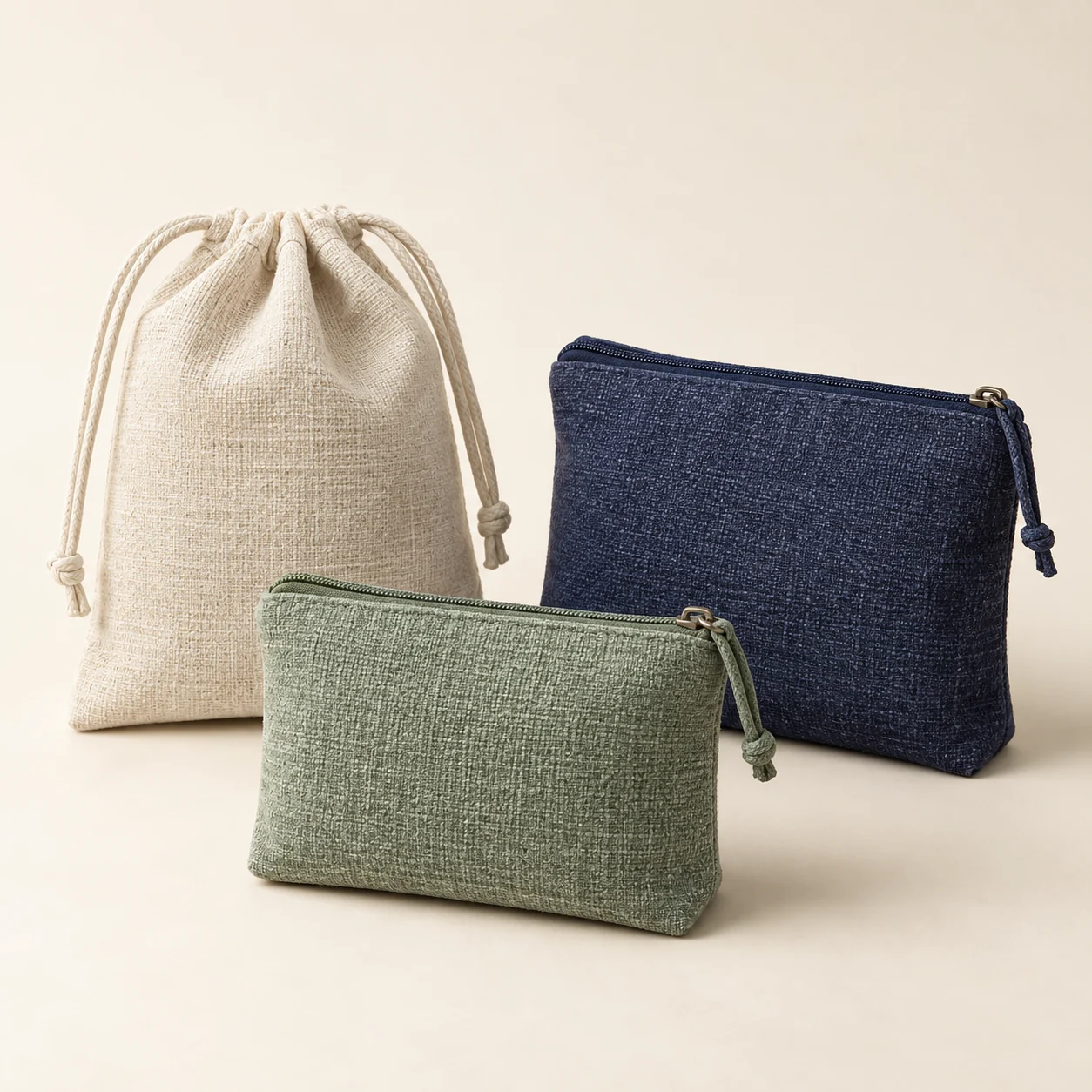 MiniMat Melange Drawstring Pouches