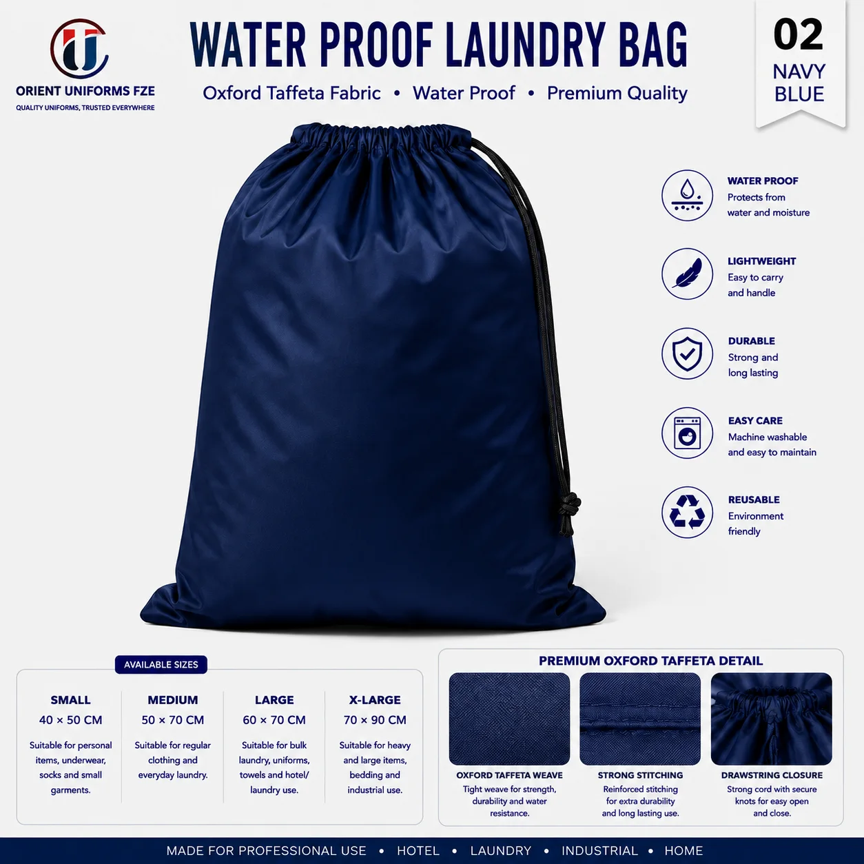 Waterproof Oxford Taffeta Laundry Bags collection Waterproof Oxford Taffeta Laundry Bags collection