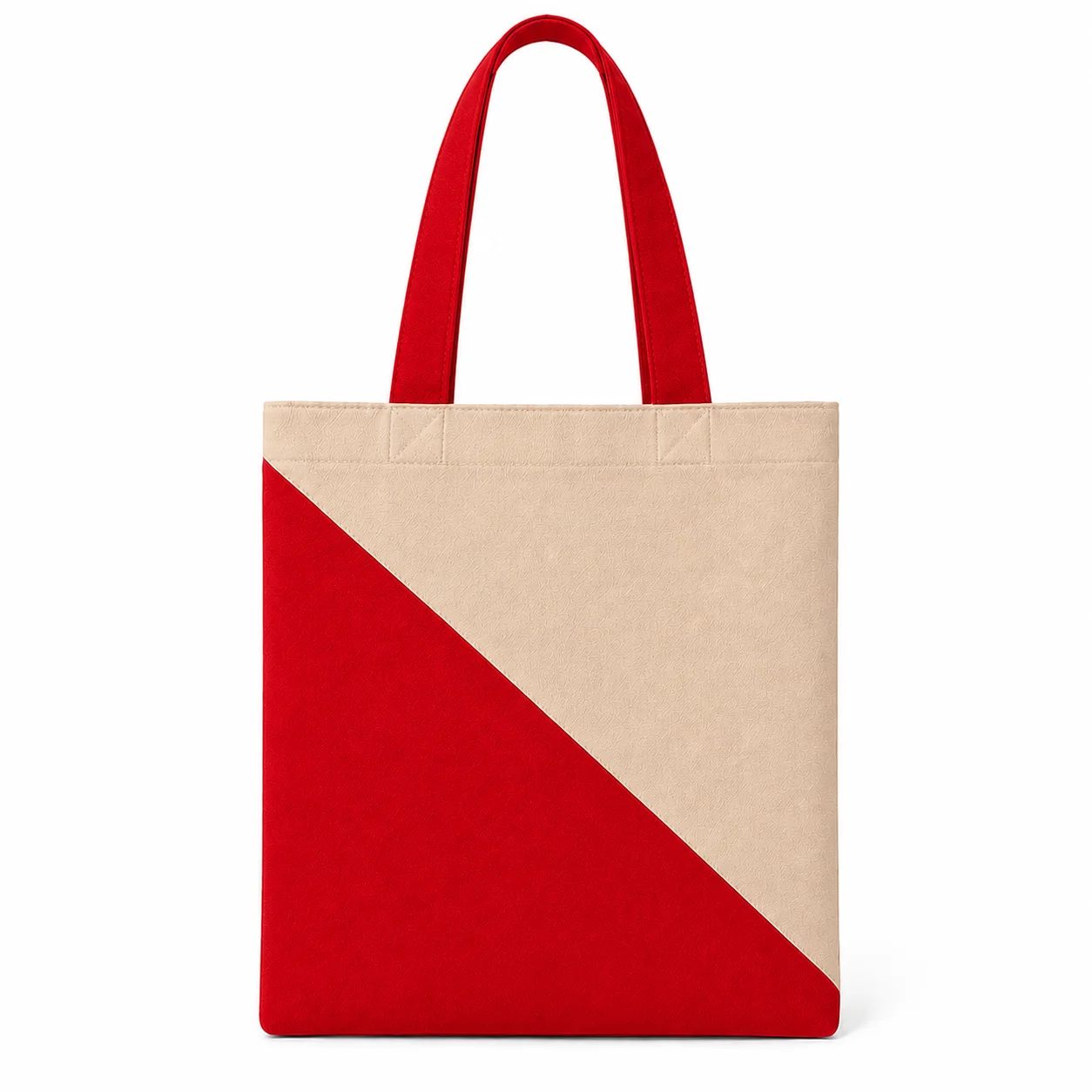 Red Cotton Tote Bag Corporate Shopper