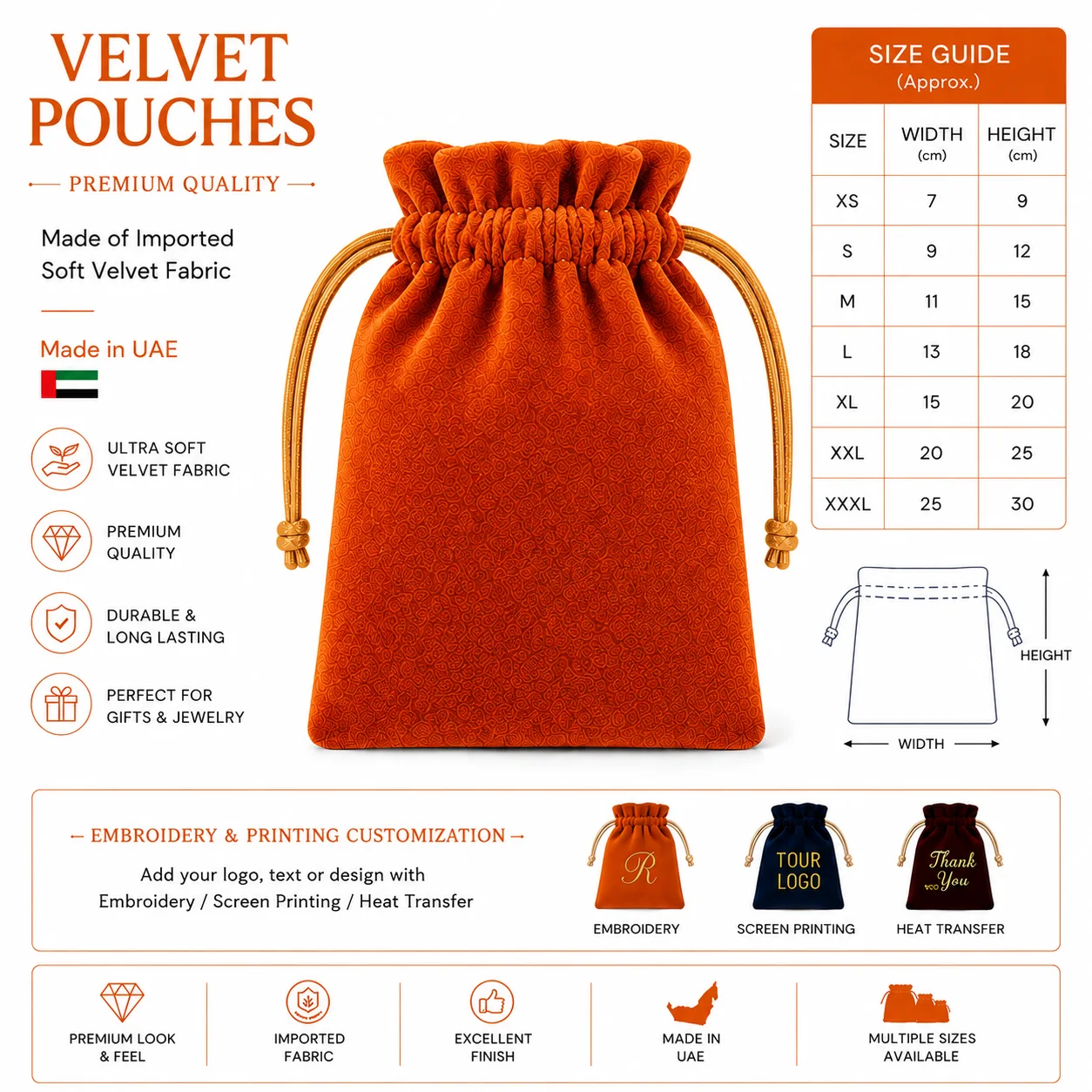 Red Velvet Retail Pouch Red Velvet Retail Pouch