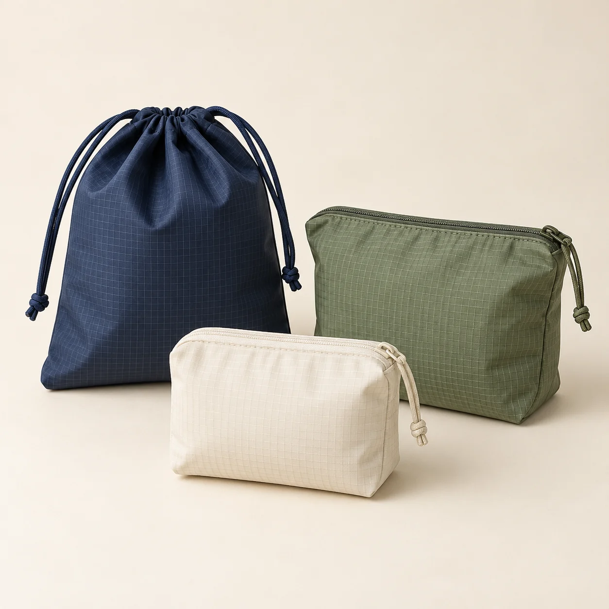 Ripstop Drawstring Pouches