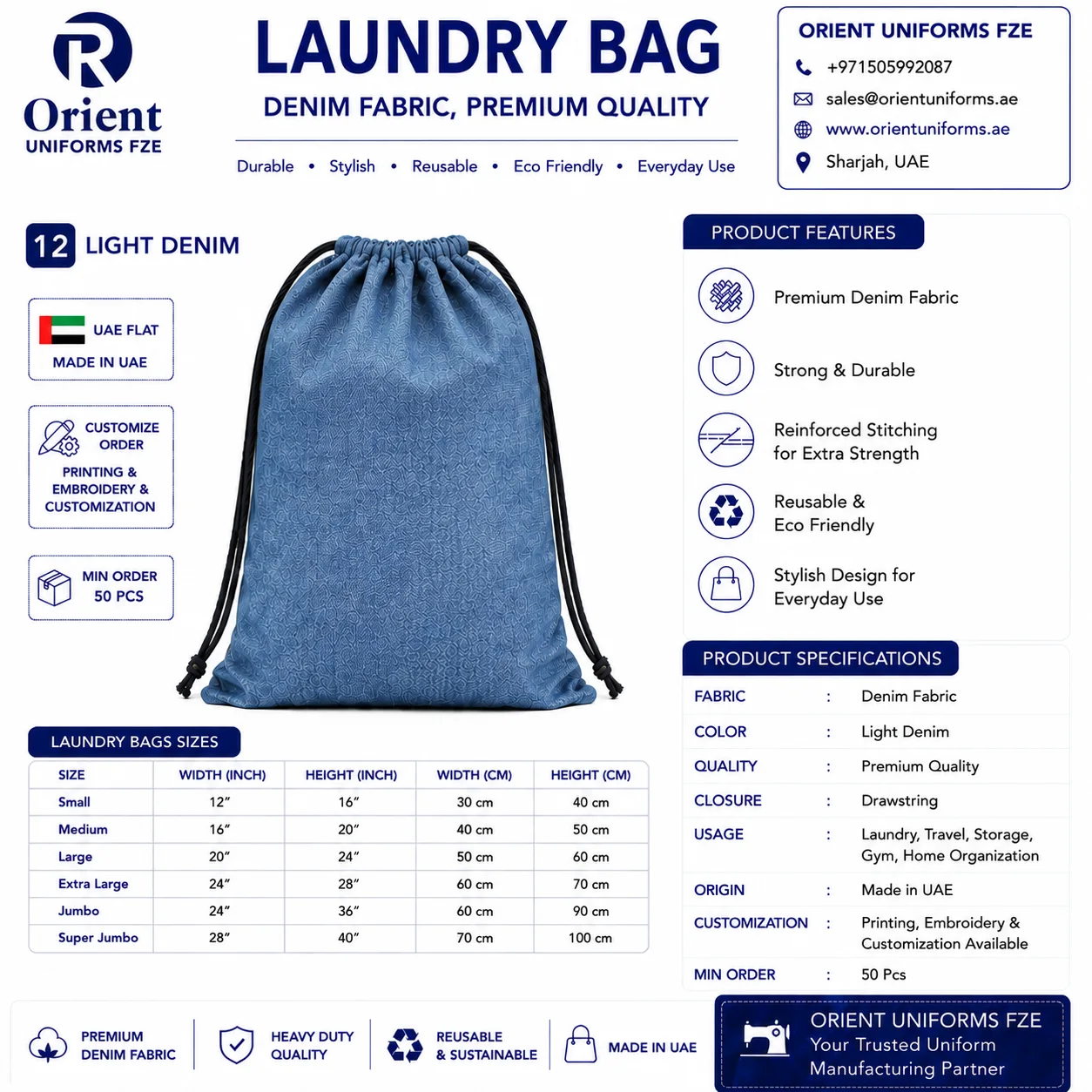 Denim Laundry Bags collection Denim Laundry Bags collection
